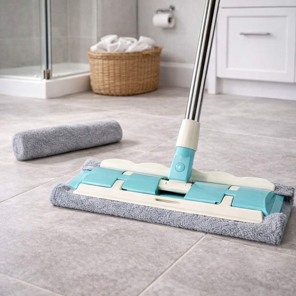 Mocio Rettangolare con Panno Lavabile in Microfibra